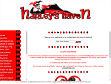 Tablet Screenshot of harley-quinn.com